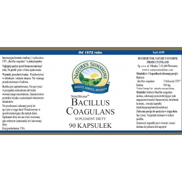 Bacillus coagulans (Bacillus coagulans) probiotisk 